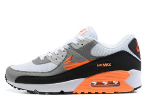 Tênis Nike Air Max 90 – laranja/cinza e preto