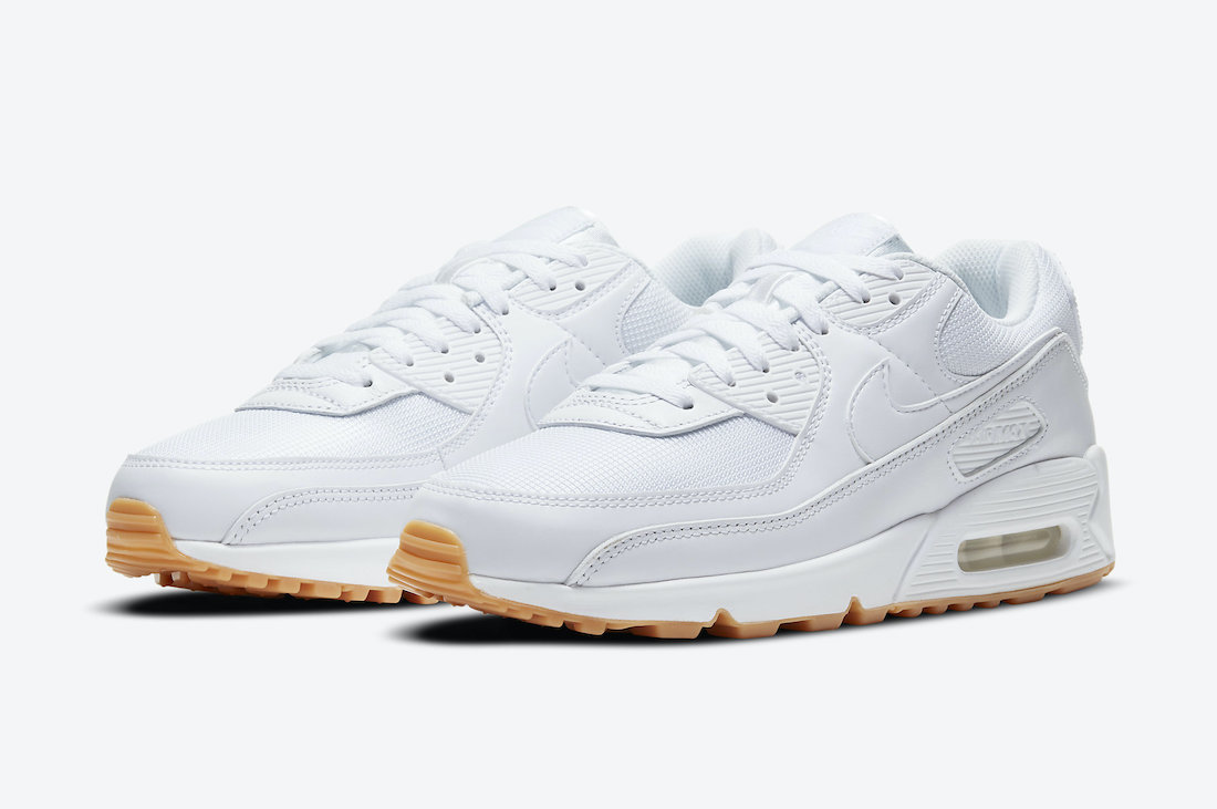 White air max 90 sales gum sole