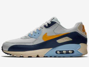 Tênis Nike Air Max 90 – cinza e azul