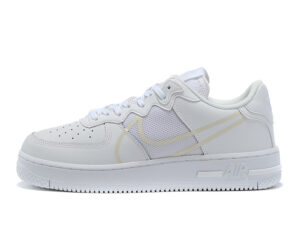 Tênis Nike Air Force 1 – react – triple white